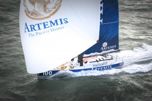 The Artemis Offshore Academy pictured here training close to the Isle of Wight. UK Credit: Mark Lloyd/Lloyd Images